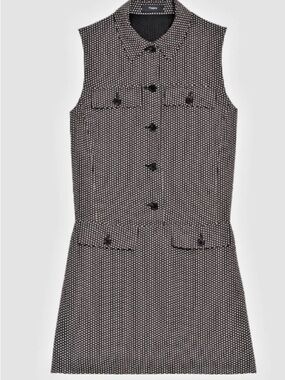 NWT Theory Birdseye Military Minidress Size 4